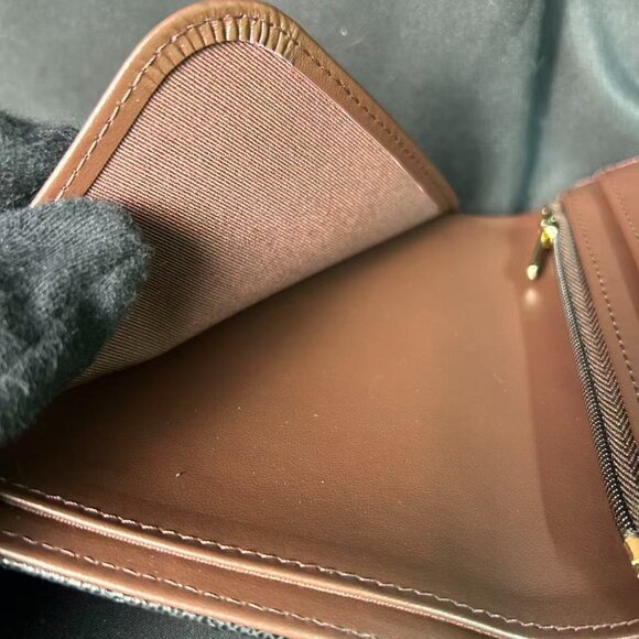 Chanel Classic Quilted Caviar Leather Passport Holder — Black with Gold CC - Picture 5 of 15